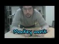 How to make a monkey mask from cardboard box