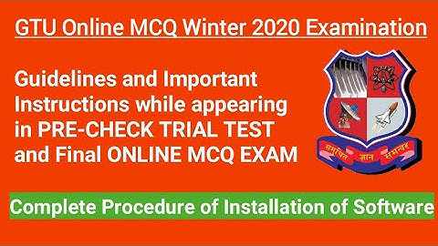 Complete Information Of PRE-CHECK TRIAL TEST and FINAL ONLINE MCQ EXAM Procedure || Software lnstall