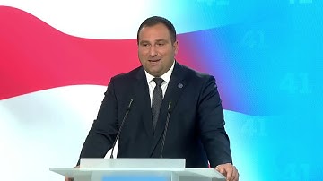 ირაკლი კირცხალიას ბრიფინგი