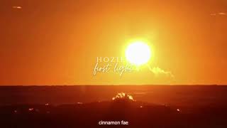 Video thumbnail of "Hozier - First Light (slowed + reverb)"