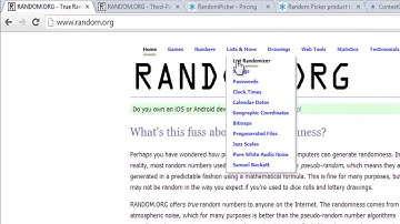 Как определить случайного победителя с помощью random org