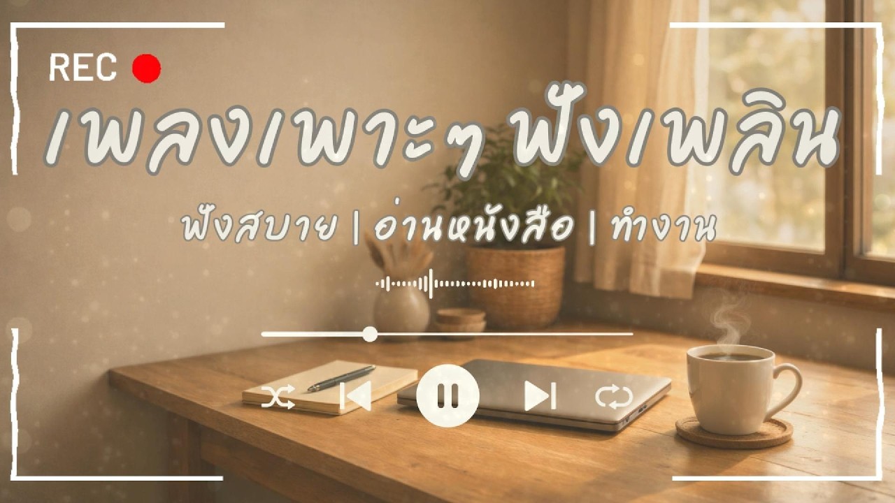 รวมเพลงไทยคาเฟ่ | Chill เบา ๆ ไม่รบกวน