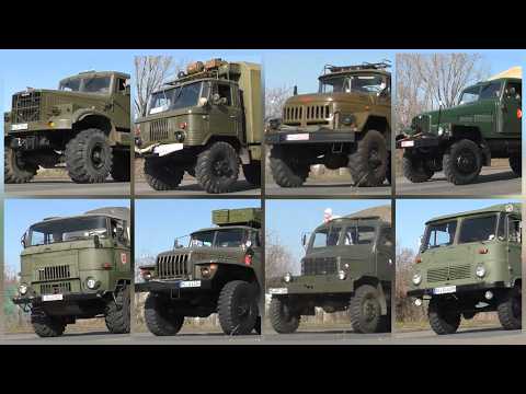 KrAZ, Ural, Tatra, ZIL, W50, L60, G5, GAZ, Praga und Robur