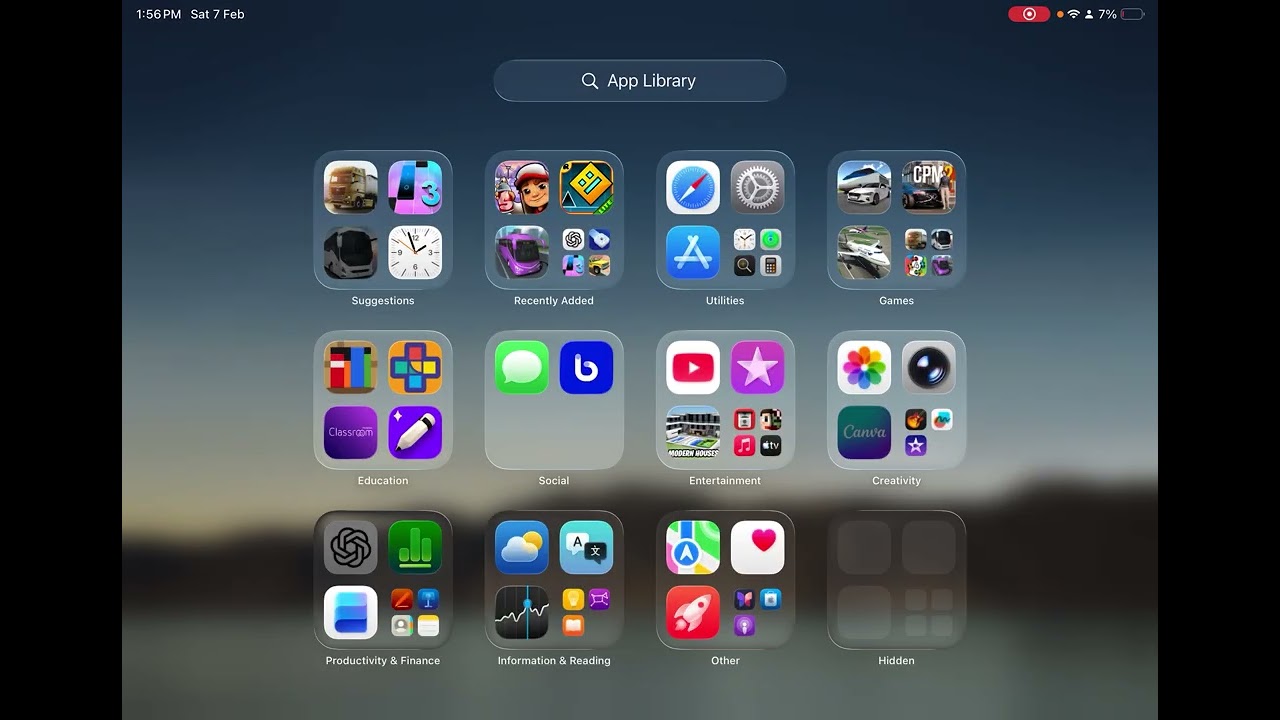 Playing games at my iPad