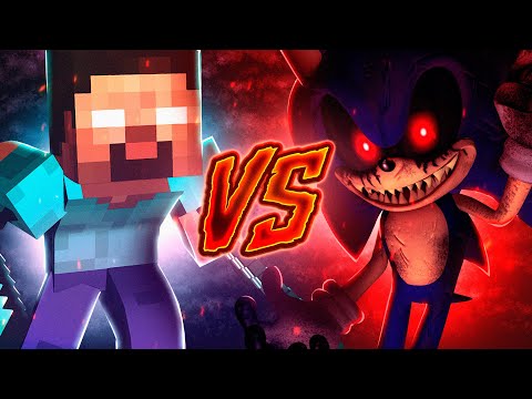 Herobrine VS. Sonic.EXE [Batalha de Gigantes]