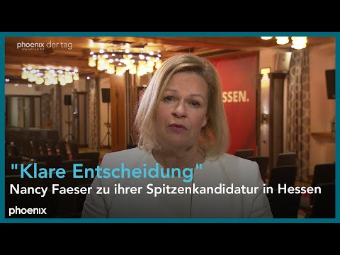 Hessenwahl: Interview mit SPD-Spitzenkandidatin Nancy Faeser