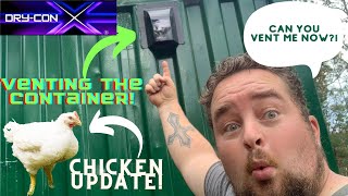 Venting the shipping container! ~ Update on the meatbirds! |2023| #offgrid by That Nomadic Couple 289 views 5 months ago 14 minutes, 19 seconds