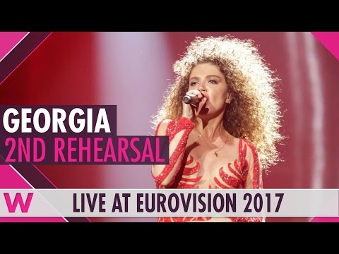 Second rehearsal: Tamara Gachechiladze “Keep The Faith” (Georgia) Eurovision 2017 | wiwibloggs