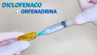 Cómo prepara Diclofenaco con Orfenadrina – Fácil