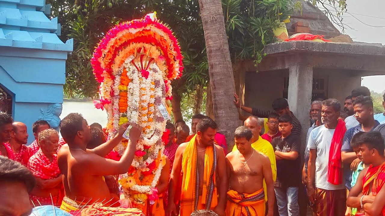 (parikud danda nacha) baba Gadiswar Dev 🙏.. Agnee danda ( agnee sanjoga)🔥🔥 pane tola puja 💐