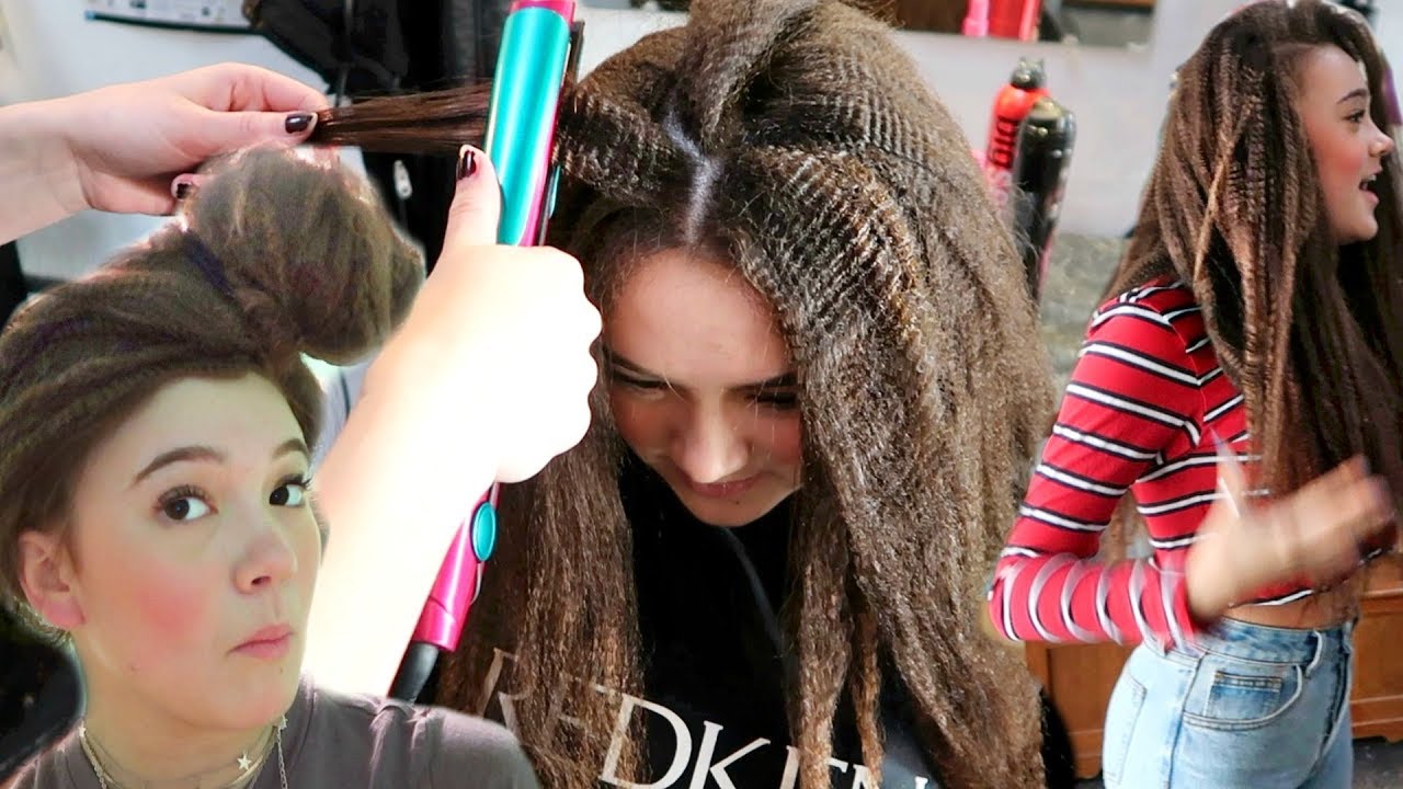 I Style 80s Crimped Hair... FionaFrills - YouTube