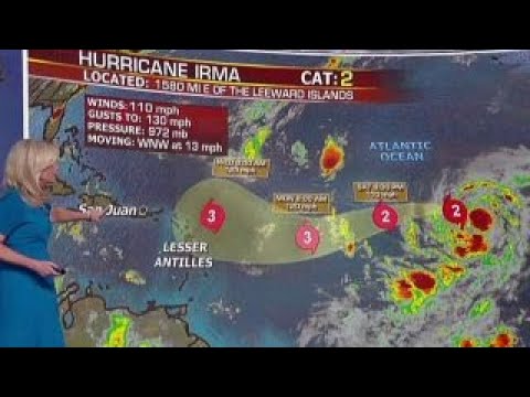 All eyes on Hurricane Irma as storm moves toward Leeward Islands