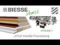 Biesse Stream B - J-Pull Handle Processing