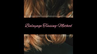 DIY Balayage Teasing Technique - From Dark Brown