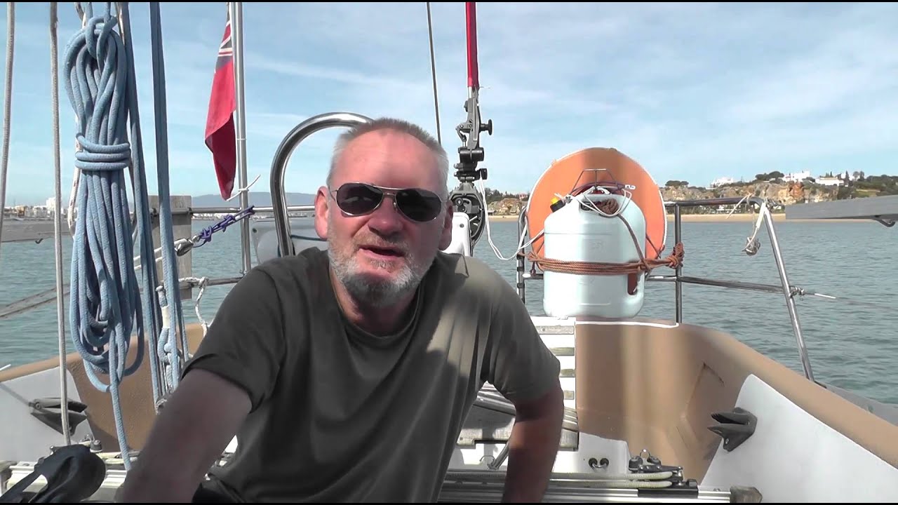 Adventures of an old Sesdog Episode 11 'First fully rigged sail' sailing la vagabonde