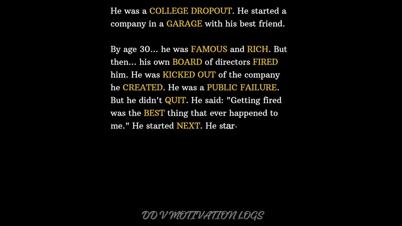 Steve Jobs life story motivation🔥