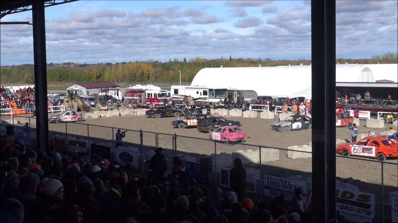 impact motorsports grand rapids michigan 2016 FALL BRAWL 7 DEMOLITION DERBY MINI MODS HEAT 7