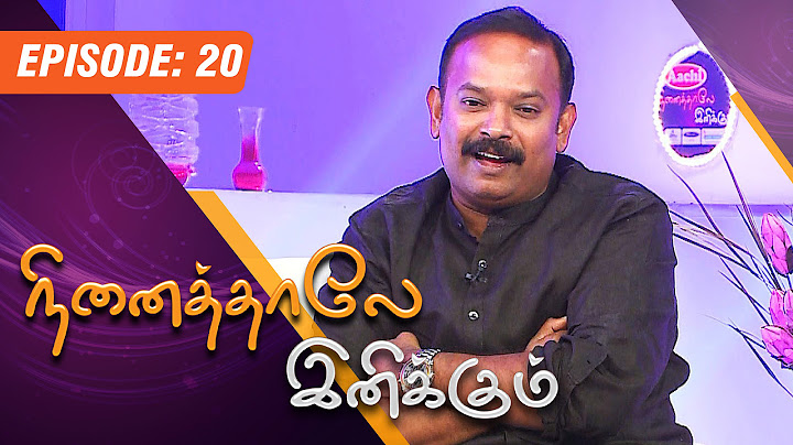 Ninaithale Inikkum | (22/03/2015) | Venkat Prabhu Interview | [Epi- 20]