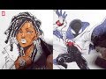 ODDLY SATISFYING ART VIDEOS 🎨😍🔥 | Marker Drawing Compilation