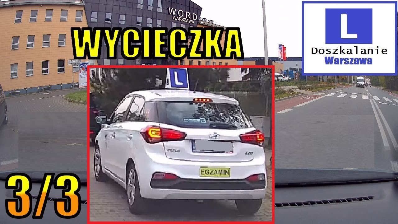 Jedziemy i ŚLEDZIMY auto egzaminacyjne  | Wycieczka trasami egzaminacyjnymi WORD ODLEWNICZA cześć 3