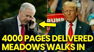 BREAKING: Mark Meadows WALKS Into DOJ Headquarters With 4000 Pages of Evidence