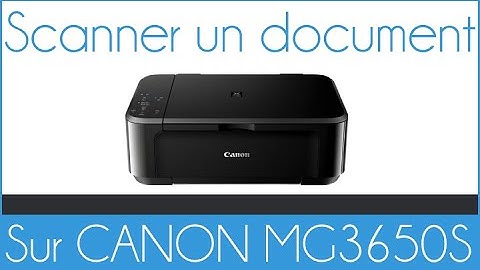 Comment scanner un document avec l