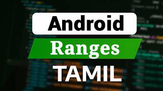 Kotlin Ranges Explained in Tamil | Android Development