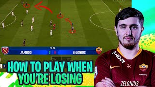 FIFA 20 GAME MANAGEMENT! HOW TO COME BACK INTO A GAME AND PLAY WHEN LEADING! TIPS TO WIN MORE GAMES! screenshot 2