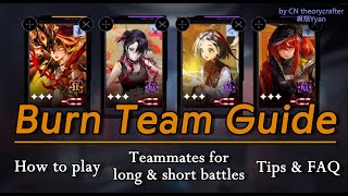 (Eng sub) Burn Team Guide by 啊颓Yyan