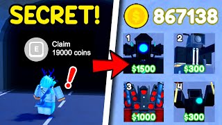 NEW *BEST* Way To Get COINS FAST Secret Tips & Tricks.. (Toilet Tower Defense)