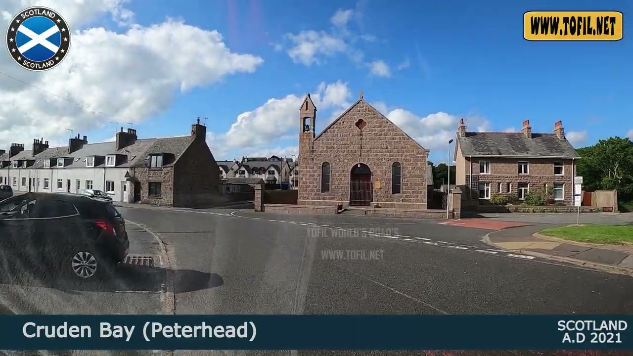 Cruden Bay (Peterhead) SCOTLAND 2021 Driving Road Trip WWW.TOFIL.NET