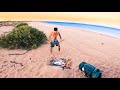 SOLO Camping With NO FOOD On Isolated Beach | Surprising Some Young Fans (Emotional)  - Ep 244