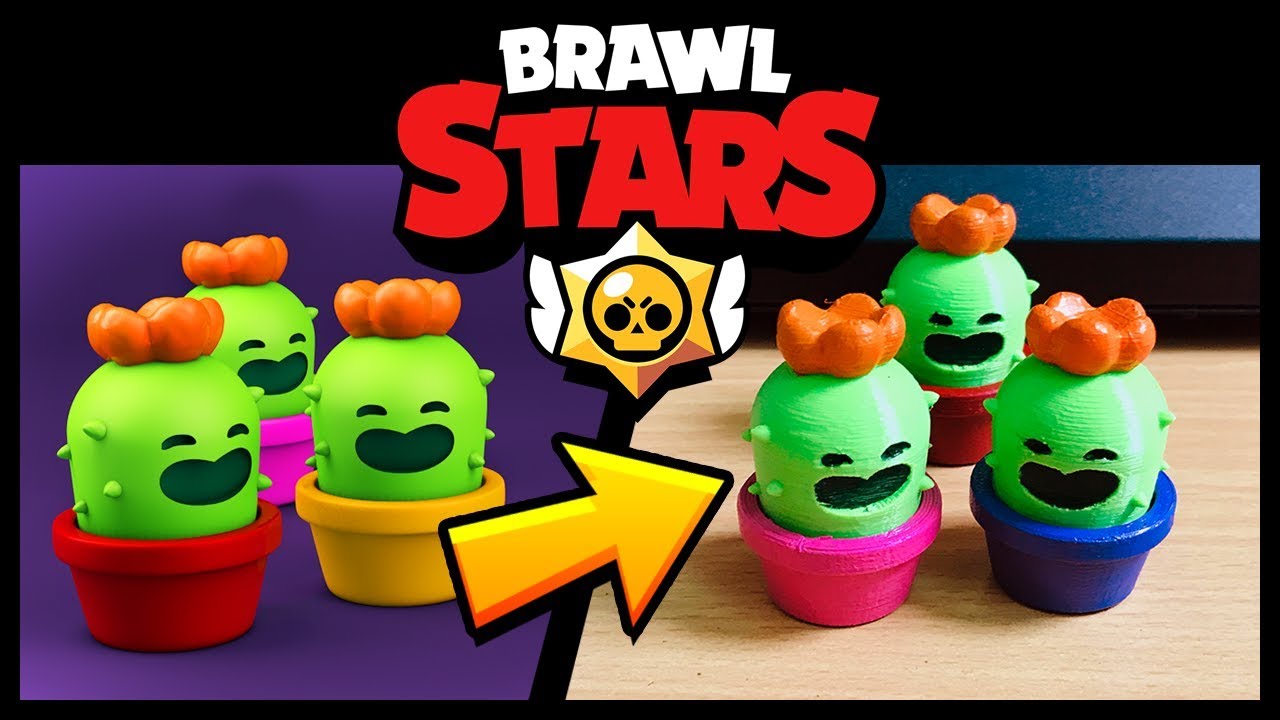 Making A Real Spike From Brawlstars Youtube - paper toy brawl stars spike