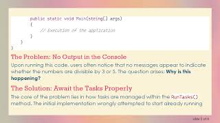 Why Are My C#  Console Application Tasks Not Running? Here's the Solution!