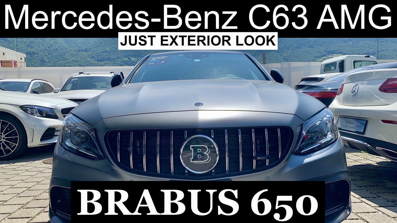 Mercedes-Benz C63 S AMG, BRABUS 650
