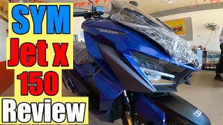 SYM Jet X 150 2023 Full Review Philippines - Features - Price - Seat height | GPX 150 review #SYMPH