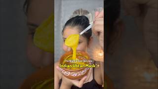 Indian Ubtan * Skin Brightening * Mask ✨?? youtubeshorts ytshort selfcare skincare