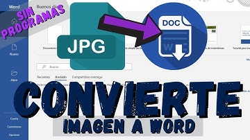 CONVIERTE una IMAGEN JPG a TEXTO editable en WORD SIN PROGRAMAS 💻 JPG a WORD desde PC o Celular