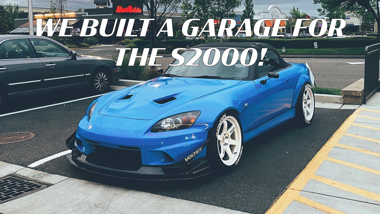Building a Harbor Freight garage and roll cage for the S2000! YouTube