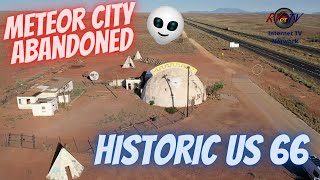 Exploring Meteor City Abandoned Ghost Town  Historic US 66