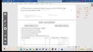 class 11 , accounts solution journal entry basic 1
