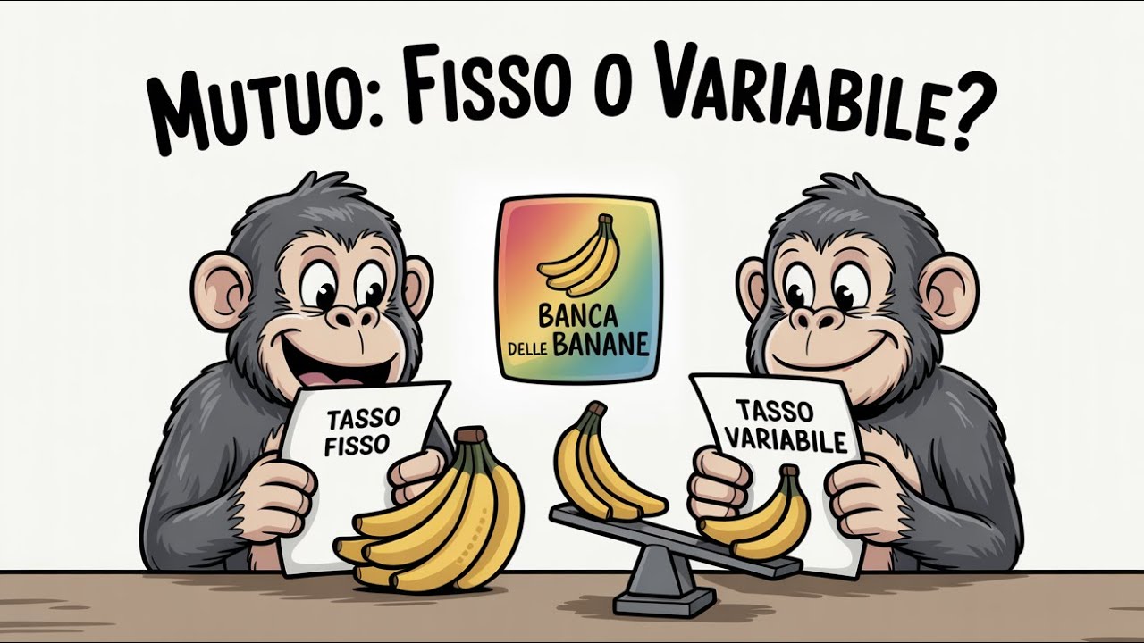 Mutuo a Tasso Fisso o Variabile? Te lo spiego in poche banane 🏦🍌