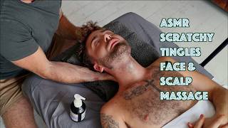 ASMR Scratchy Tingles Face & Scalp Massage