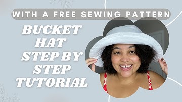 How to sew a bucket hat, sewing tutorial and a FREE bucket hat pattern from Mood Fabrics!