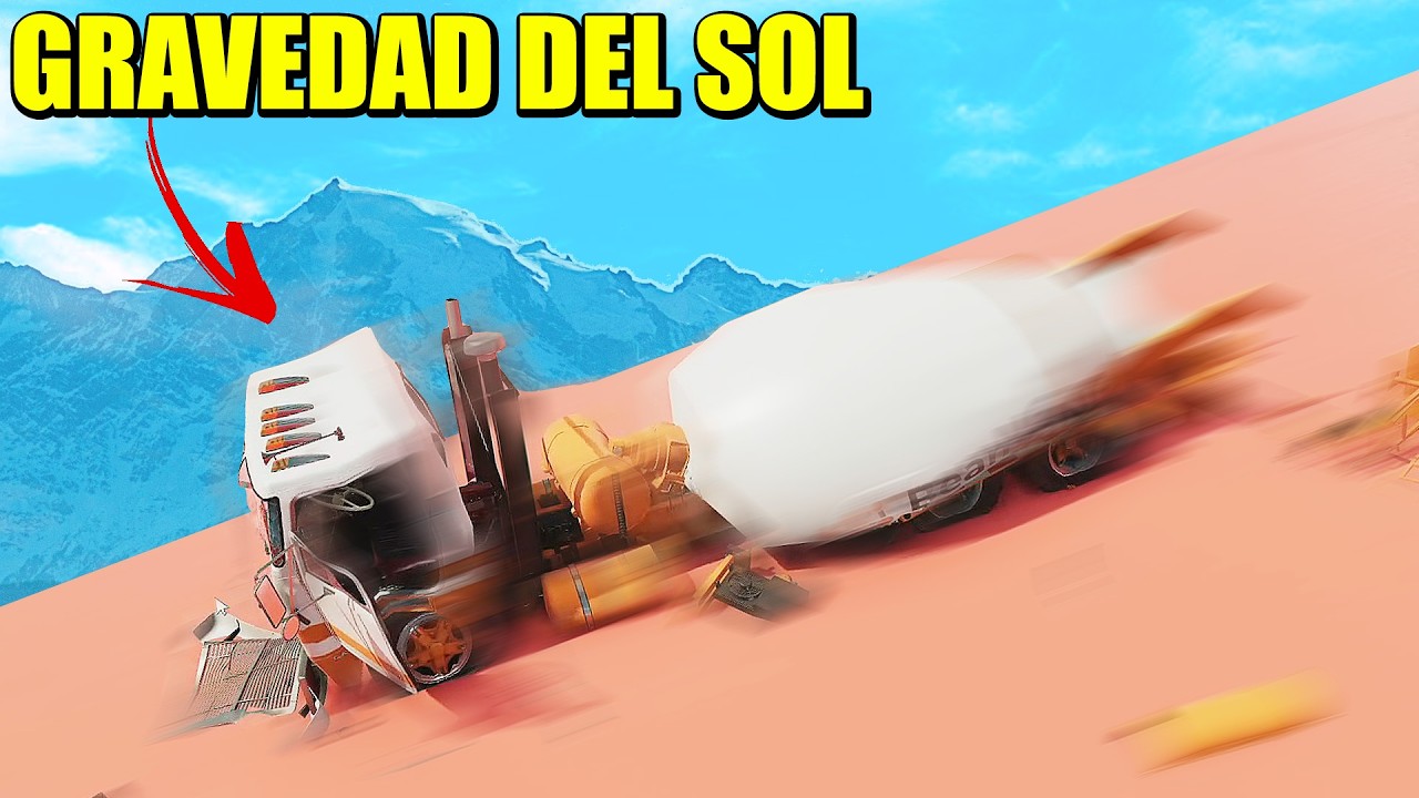 DESCENSOS CON LA GRAVEDAD DEL SOL - BEAMNG DRIVE