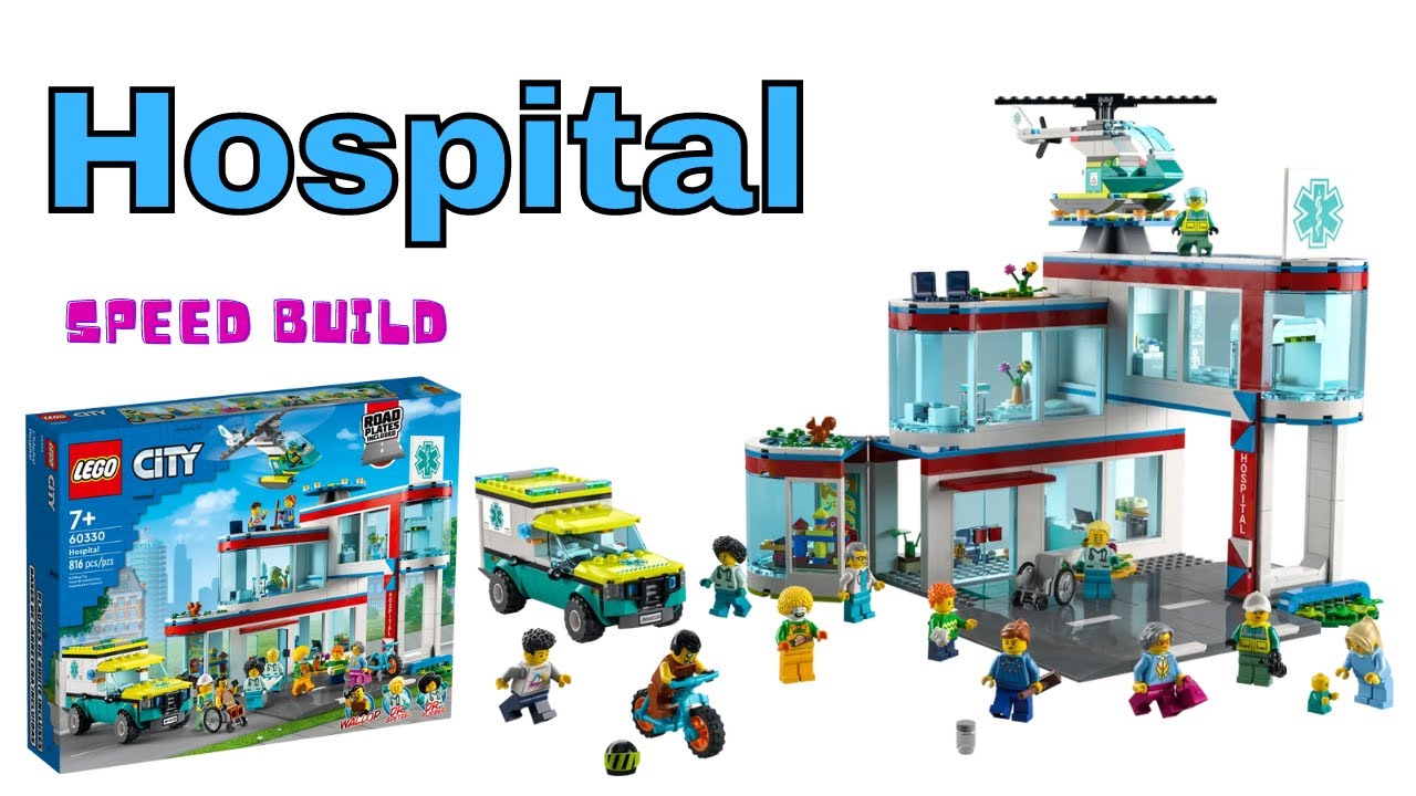 LEGO 60330 City Hospital Speed Build Review