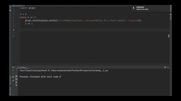 Plyer notification solution for mac in Python by Mac Solution