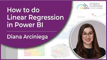How to do Simple Linear Regression in Power BI | Diana Arciniega