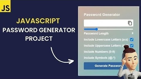 JavaScript Password Generator Project for Beginners Step-by-Step Tutorial