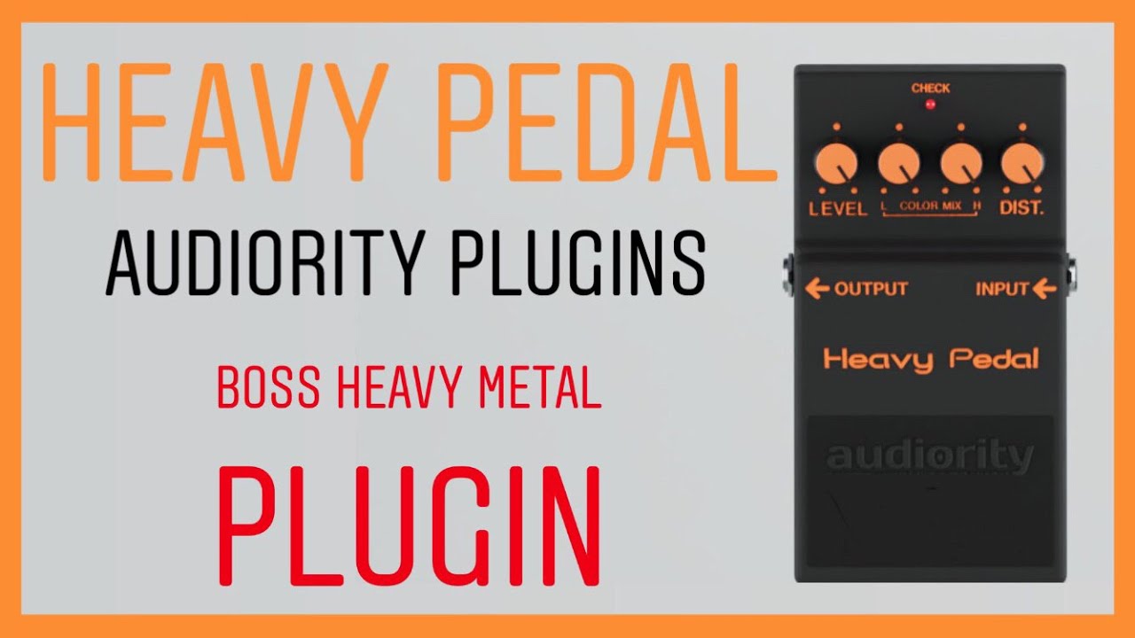 HEAVY PEDAL plugin by Audiority on bass guitar YouTube